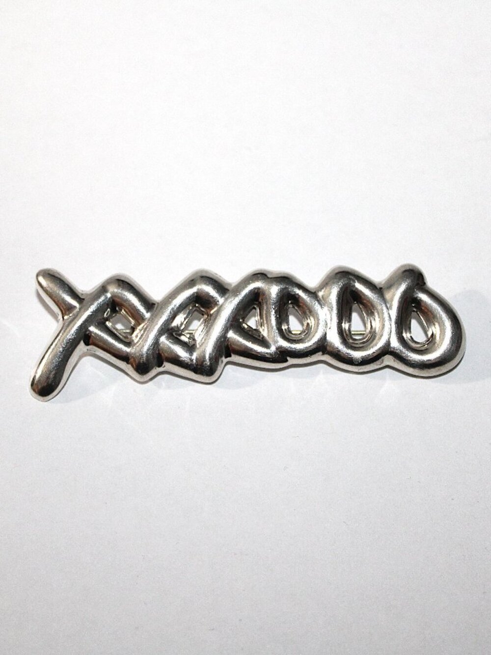 Sterling Silver X O Hugs and Kisses Brooch 14 Grams